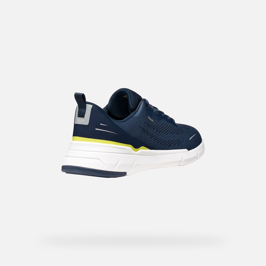 Low top sneakers VITTOUR MAN Navy - image number 4 | GEOX