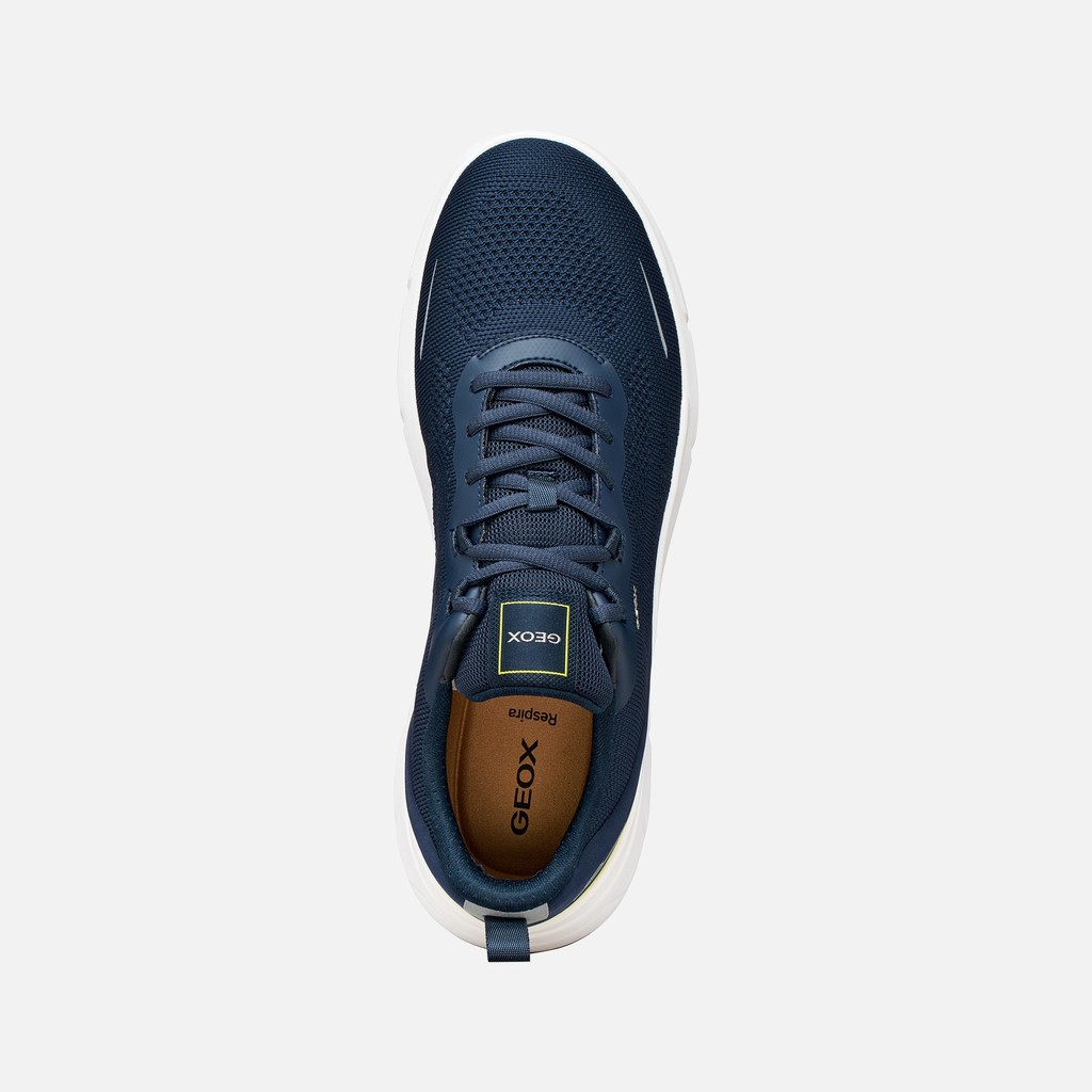 Low top sneakers VITTOUR MAN Navy - image number 5 | GEOX