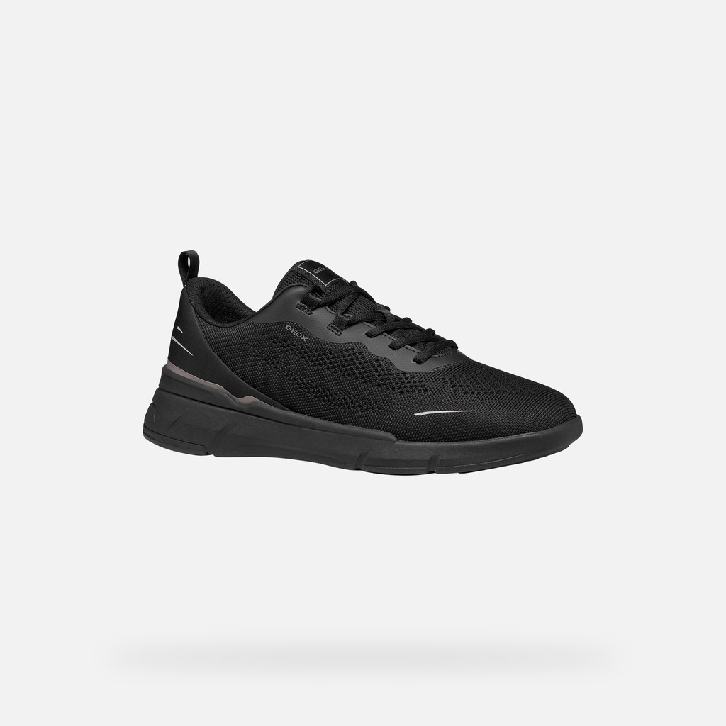 Low top sneakers VITTOUR MAN Black - image number 2 | GEOX