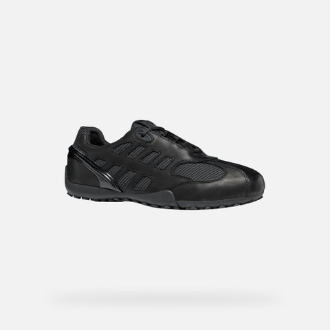 Vintage low top sneakers ARCHIVE SNAKE MAN Black - image number 2 | GEOX
