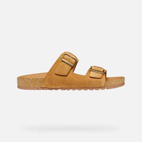 SANDALS CLIMASANDAL CORK MAN Whisky - image number 1 | GEOX