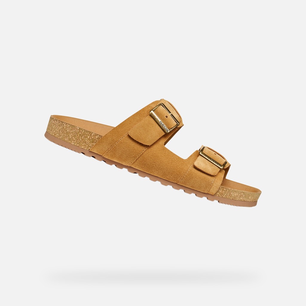 SANDALS CLIMASANDAL CORK MAN Whisky - image number 0 | GEOX