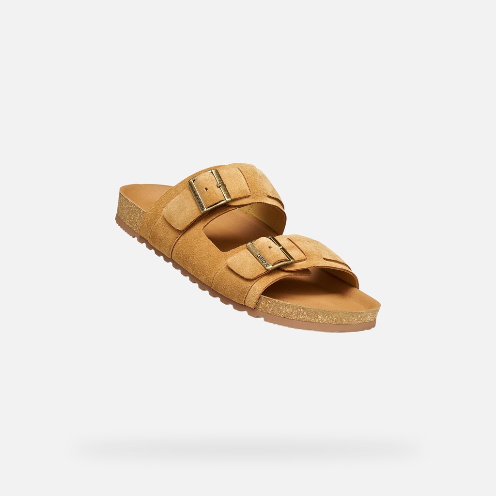 SANDALS CLIMASANDAL CORK MAN Whisky - image number 4 | GEOX