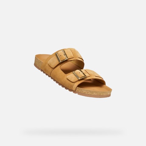SANDALS CLIMASANDAL CORK MAN Whisky - image number 4 | GEOX