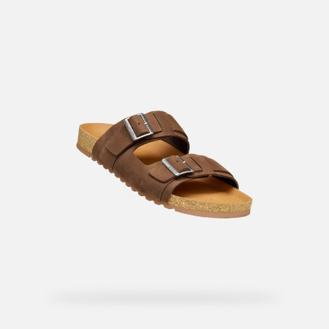SANDALS CLIMASANDAL CORK MAN Brown - image number 4 | GEOX