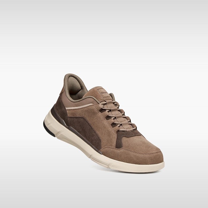 Slip in sneakers VITTOUR PLUS MAN Taupe/Chocolate | GEOX