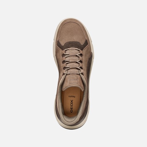 Slip in sneakers VITTOUR PLUS MAN Taupe/Chocolate - image number 5 | GEOX
