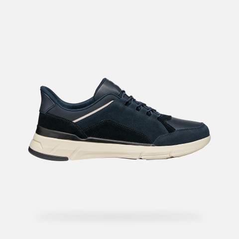 Baskets slip in VITTOUR PLUS HOMME Bleu marine/Noir - image number 1 | GEOX