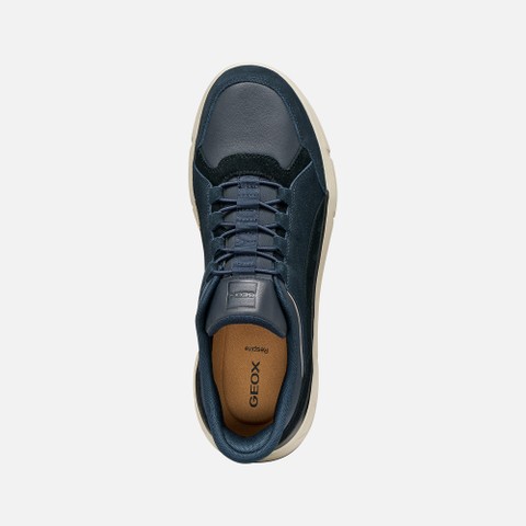 Baskets slip in VITTOUR PLUS HOMME Bleu marine/Noir - image number 5 | GEOX