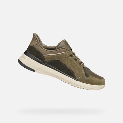 Slip in sneakers VITTOUR PLUS MAN Military/Moka | GEOX