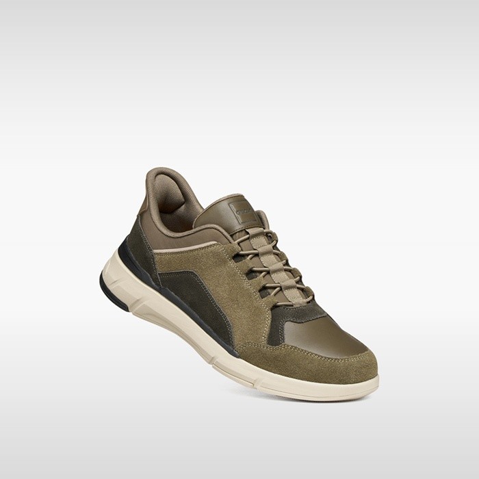 Slip in sneakers VITTOUR PLUS MAN Military/Moka | GEOX