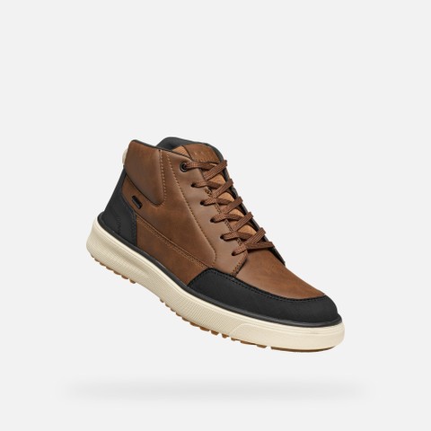 Waterproof ankle boots CENISIO ABX MAN Nut - image number 5 | GEOX