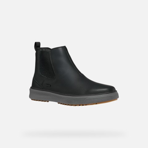 Waterproof ankle boots CENISIO ABX MAN Black - image number 3 | GEOX