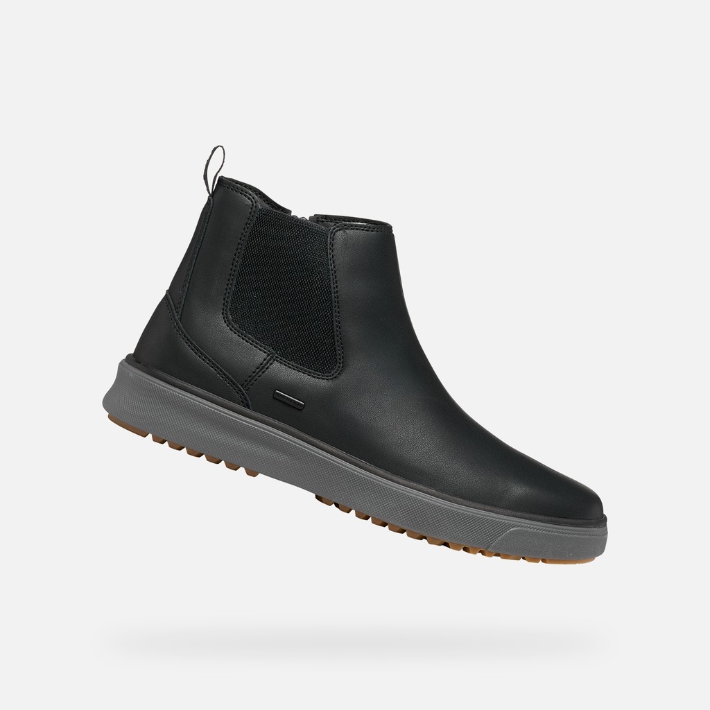 Waterproof ankle boots CENISIO ABX MAN Black - image number 0 | GEOX