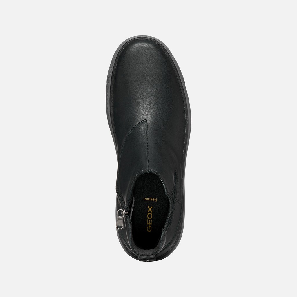 Waterproof ankle boots CENISIO ABX MAN Black - image number 6 | GEOX