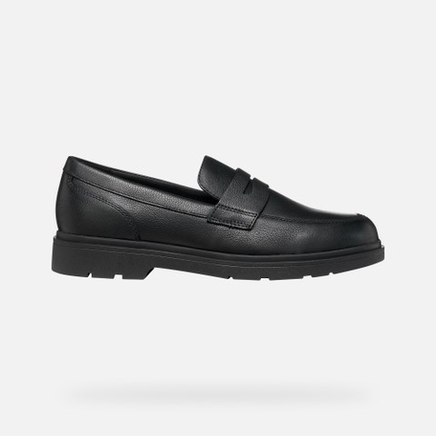 Mocassini in pelle eleganti SPHERICA EC1 B UOMO Nero - image number 1 | GEOX