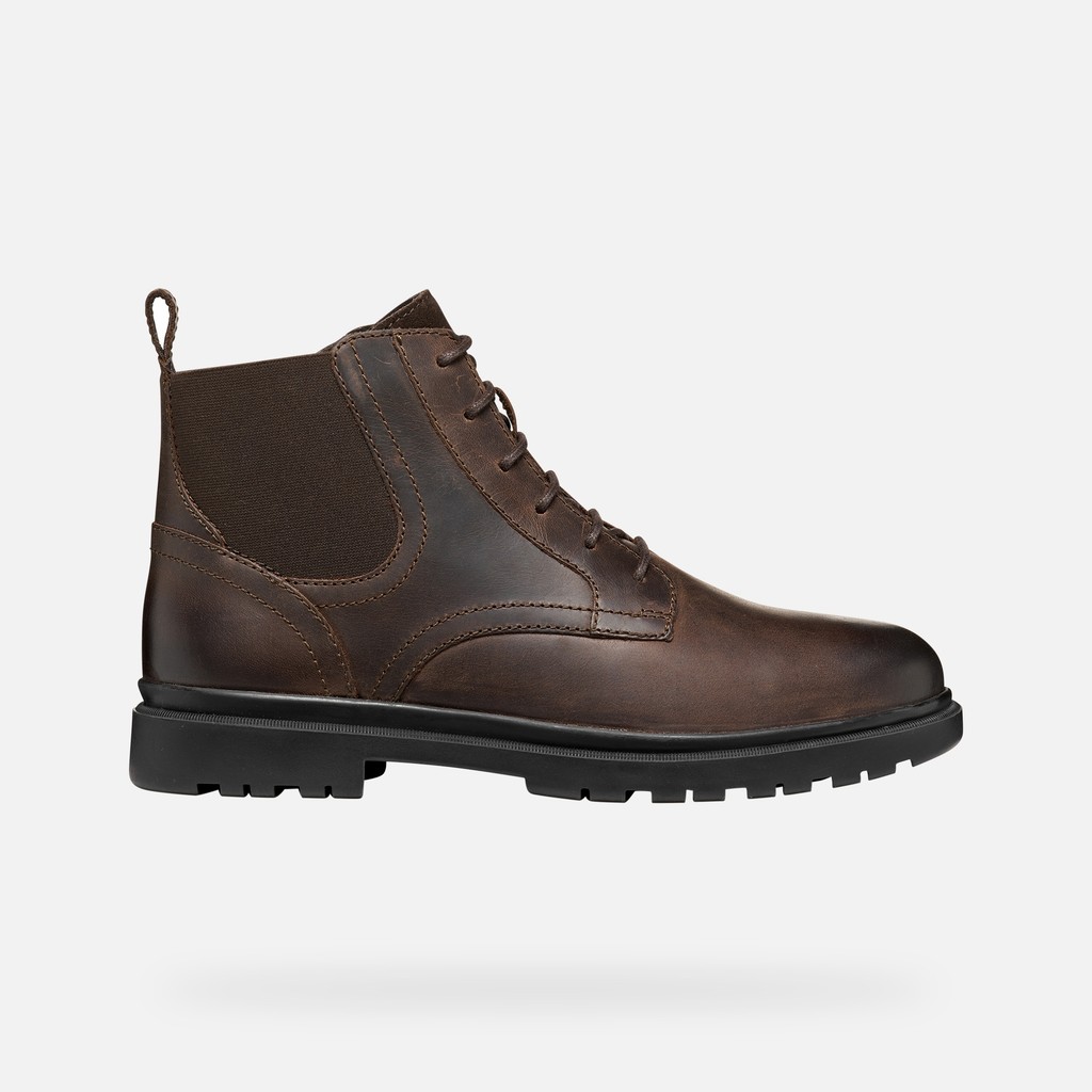 Ankle boots ANDALO MAN Coffee - image number 2 | GEOX