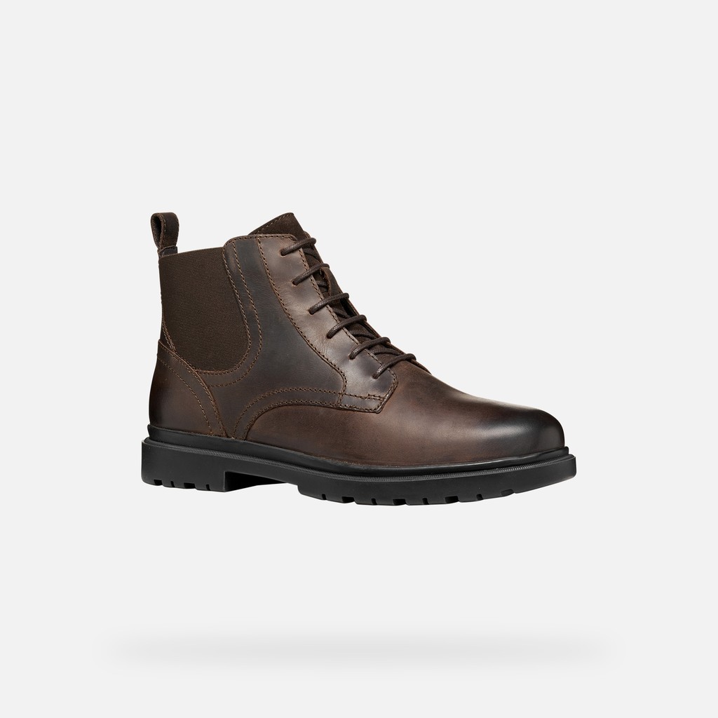 Ankle boots ANDALO MAN Coffee - image number 3 | GEOX