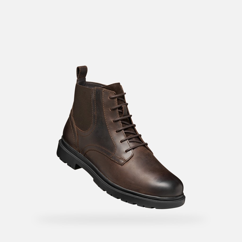 Ankle boots ANDALO MAN Coffee - image number 5 | GEOX
