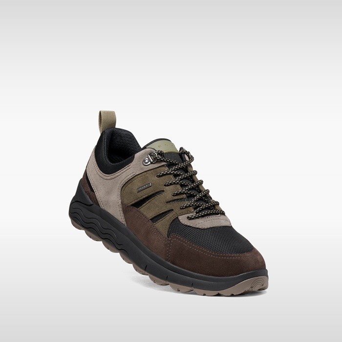 Waterproof trainers SPHERICA 4X4 ABX MAN Chocolate/Musk | GEOX