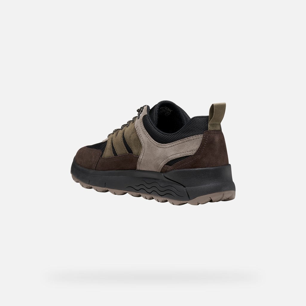 Waterproof trainers SPHERICA 4X4 ABX MAN Chocolate/Musk - image number 5 | GEOX