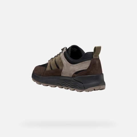 Waterproof trainers SPHERICA 4X4 ABX MAN Chocolate/Musk - image number 5 | GEOX