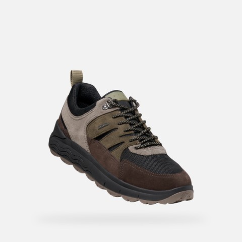 Waterproof trainers SPHERICA 4X4 ABX MAN Chocolate/Musk - image number 6 | GEOX