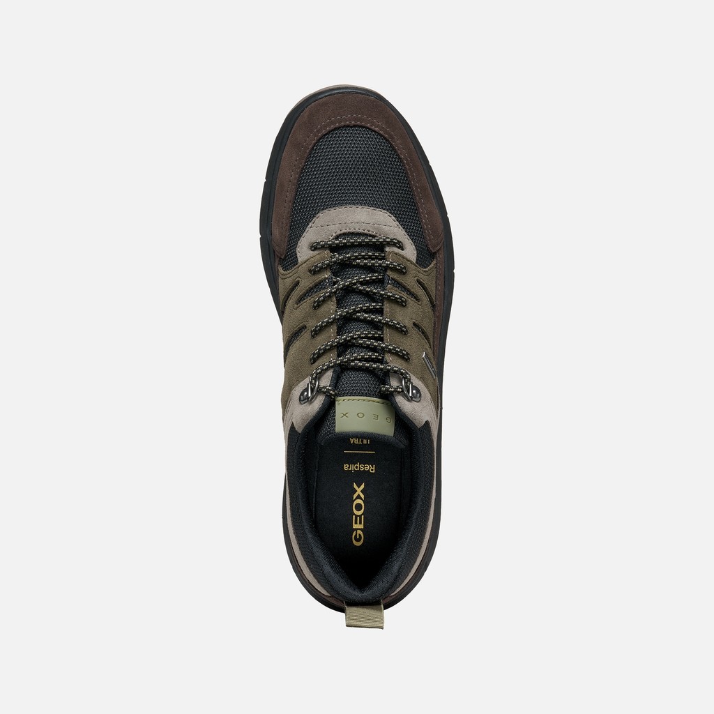 Waterproof trainers SPHERICA 4X4 ABX MAN Chocolate/Musk - image number 7 | GEOX
