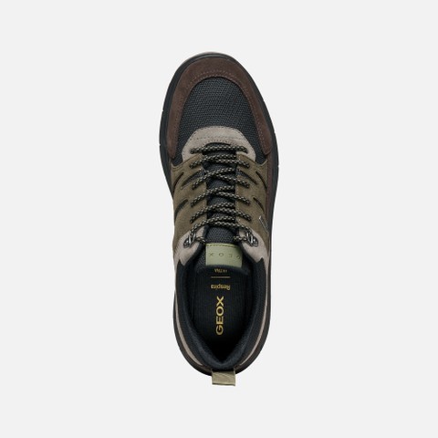 Waterproof trainers SPHERICA 4X4 ABX MAN Chocolate/Musk - image number 7 | GEOX