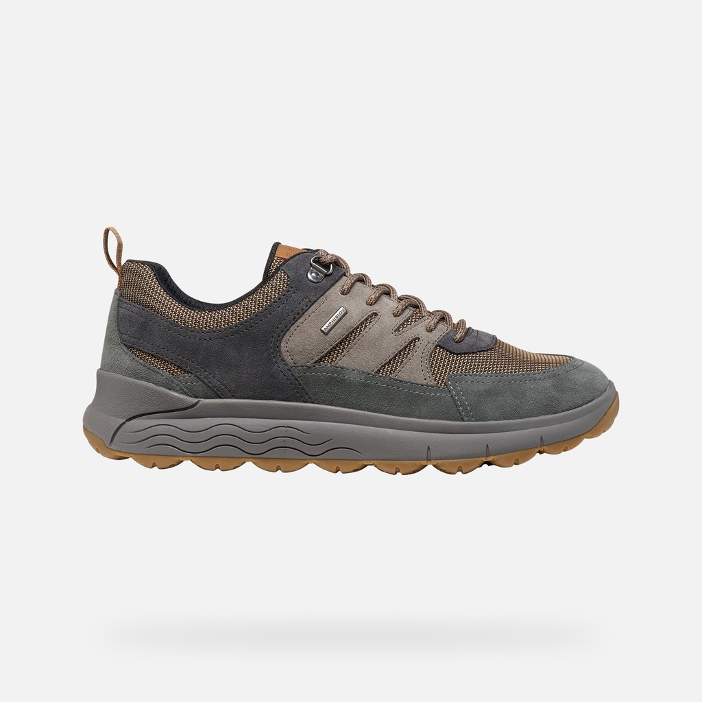 Wasserfeste Sneakers SPHERICA 4X4 ABX HERR Hellgrau/Hellbeige - image number 3 | GEOX