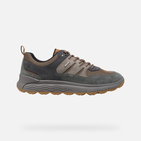 Wasserfeste Sneakers SPHERICA 4X4 ABX HERR Hellgrau/Hellbeige - image number 3 | GEOX