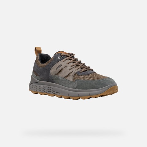 Wasserfeste Sneakers SPHERICA 4X4 ABX HERR Hellgrau/Hellbeige - image number 4 | GEOX