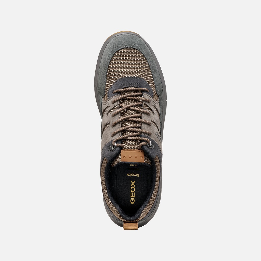 Wasserfeste Sneakers SPHERICA 4X4 ABX HERR Hellgrau/Hellbeige - image number 7 | GEOX