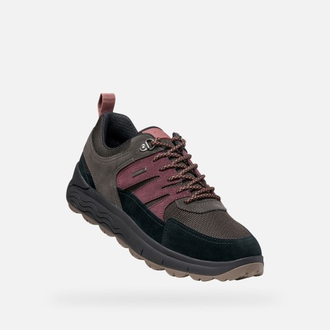 Waterproof trainers SPHERICA 4X4 ABX MAN Black/Dark Burgundy - image number 5 | GEOX