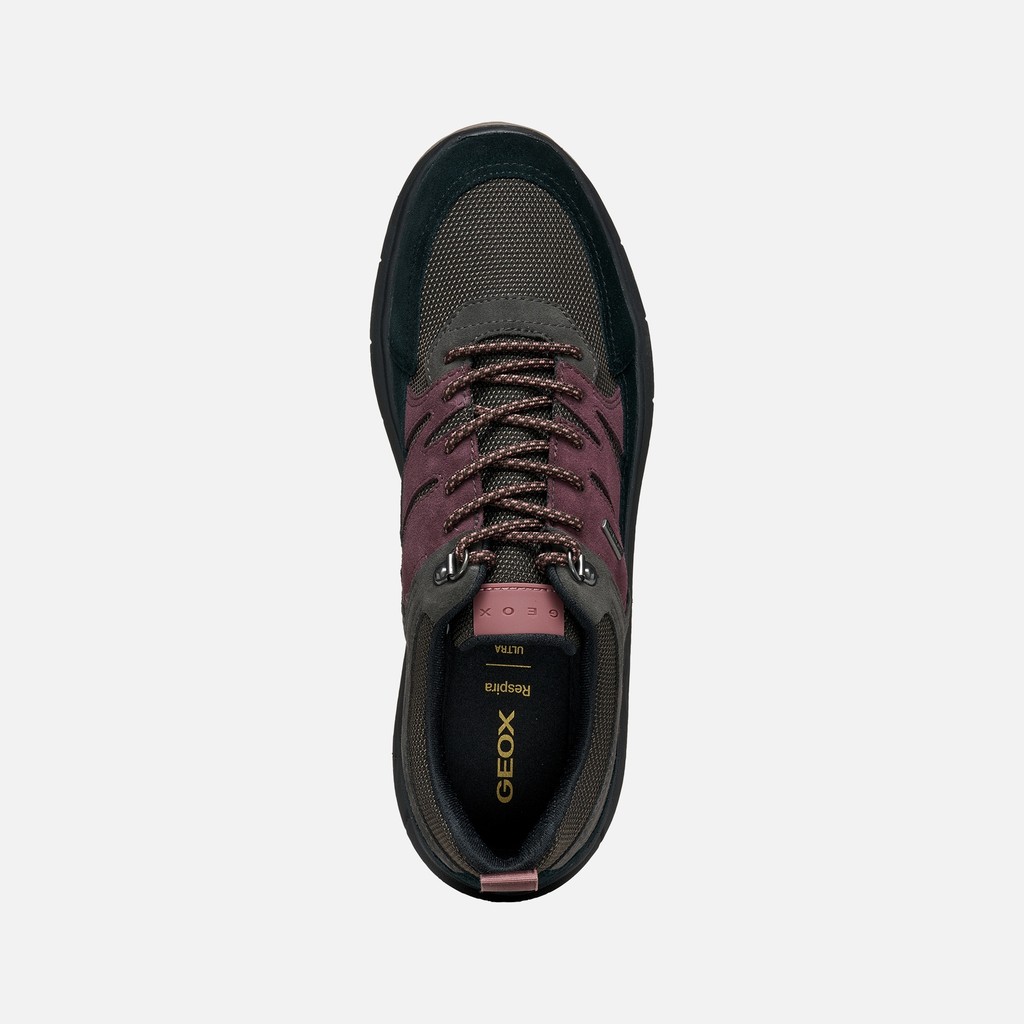 Waterproof trainers SPHERICA 4X4 ABX MAN Black/Dark Burgundy - image number 6 | GEOX