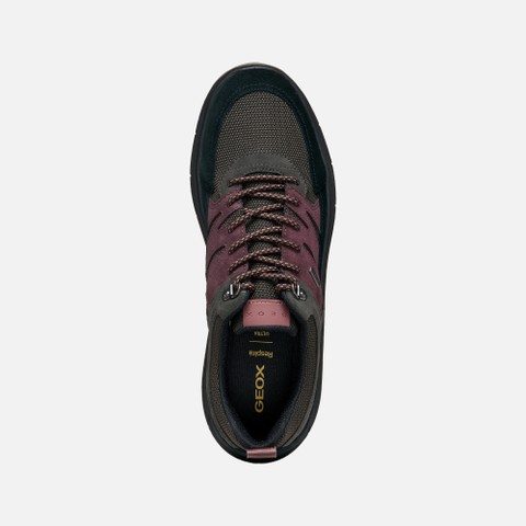 Waterproof trainers SPHERICA 4X4 ABX MAN Black/Dark Burgundy - image number 6 | GEOX