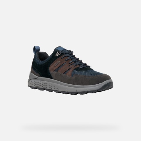 Waterproof trainers SPHERICA 4X4 ABX MAN Moka/Navy - image number 4 | GEOX