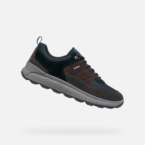 Waterproof trainers SPHERICA 4X4 ABX MAN Moka/Navy | GEOX