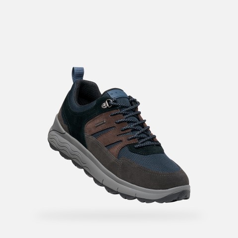Waterproof trainers SPHERICA 4X4 ABX MAN Moka/Navy - image number 6 | GEOX