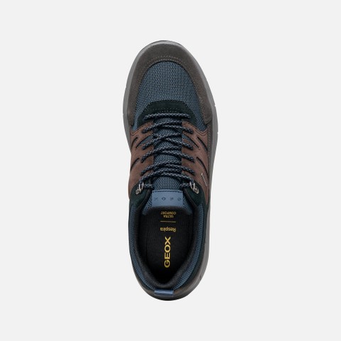 Waterproof trainers SPHERICA 4X4 ABX MAN Moka/Navy - image number 7 | GEOX
