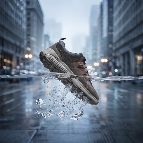 Waterproof trainers SPHERICA 4X4 ABX MAN Moka/Navy - image number 1 | GEOX
