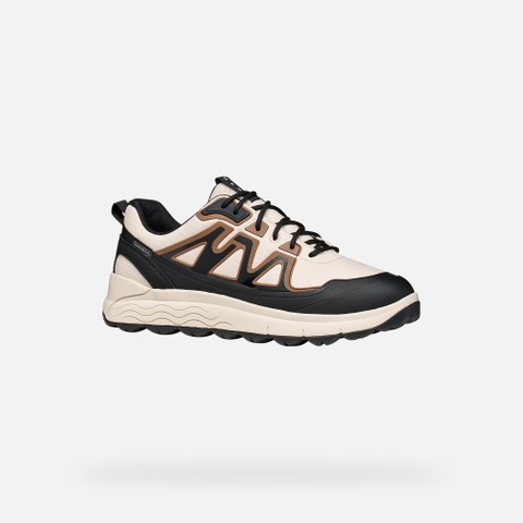 Waterproof trainers SPHERICA 4X4 ABX MAN Papyrus/Black - image number 3 | GEOX