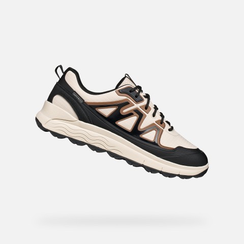 Waterproof trainers SPHERICA 4X4 ABX MAN Papyrus/Black - image number 0 | GEOX