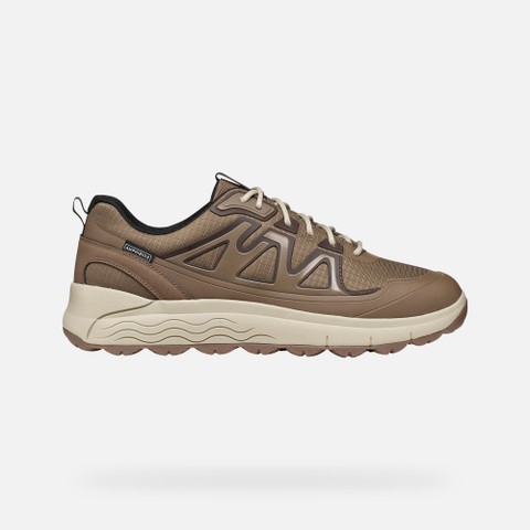 Waterproof trainers SPHERICA 4X4 ABX MAN Taupe - image number 1 | GEOX