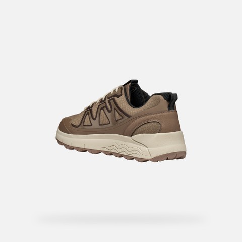 Waterproof trainers SPHERICA 4X4 ABX MAN Taupe - image number 3 | GEOX