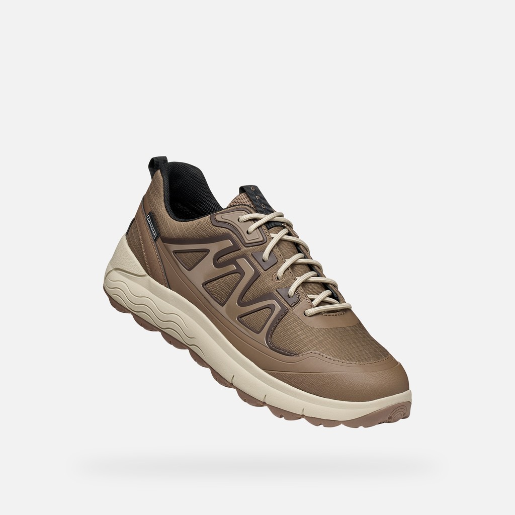 Waterproof trainers SPHERICA 4X4 ABX MAN Taupe - image number 4 | GEOX