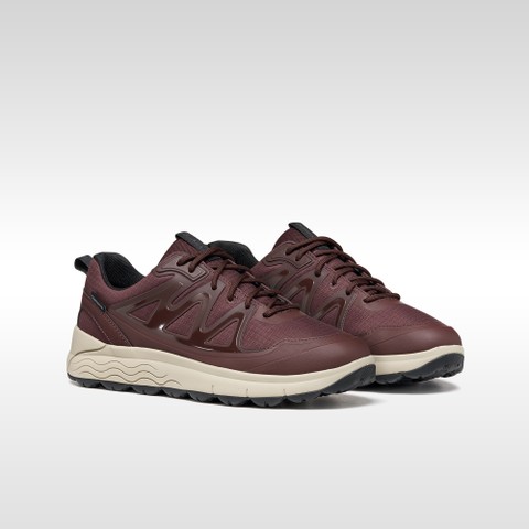 Waterproof trainers SPHERICA 4X4 ABX MAN Bordeaux - image number 7 | GEOX