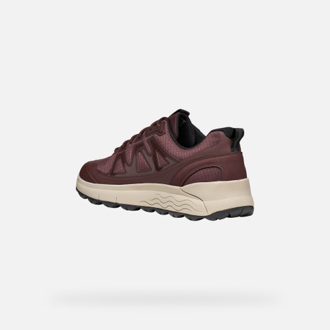 Waterproof trainers SPHERICA 4X4 ABX MAN Bordeaux - image number 3 | GEOX