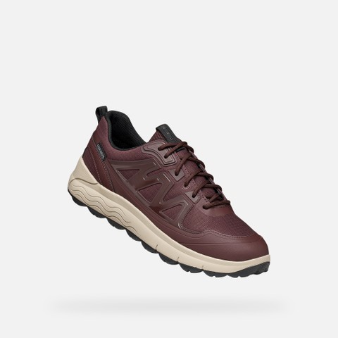 Waterproof trainers SPHERICA 4X4 ABX MAN Bordeaux - image number 4 | GEOX
