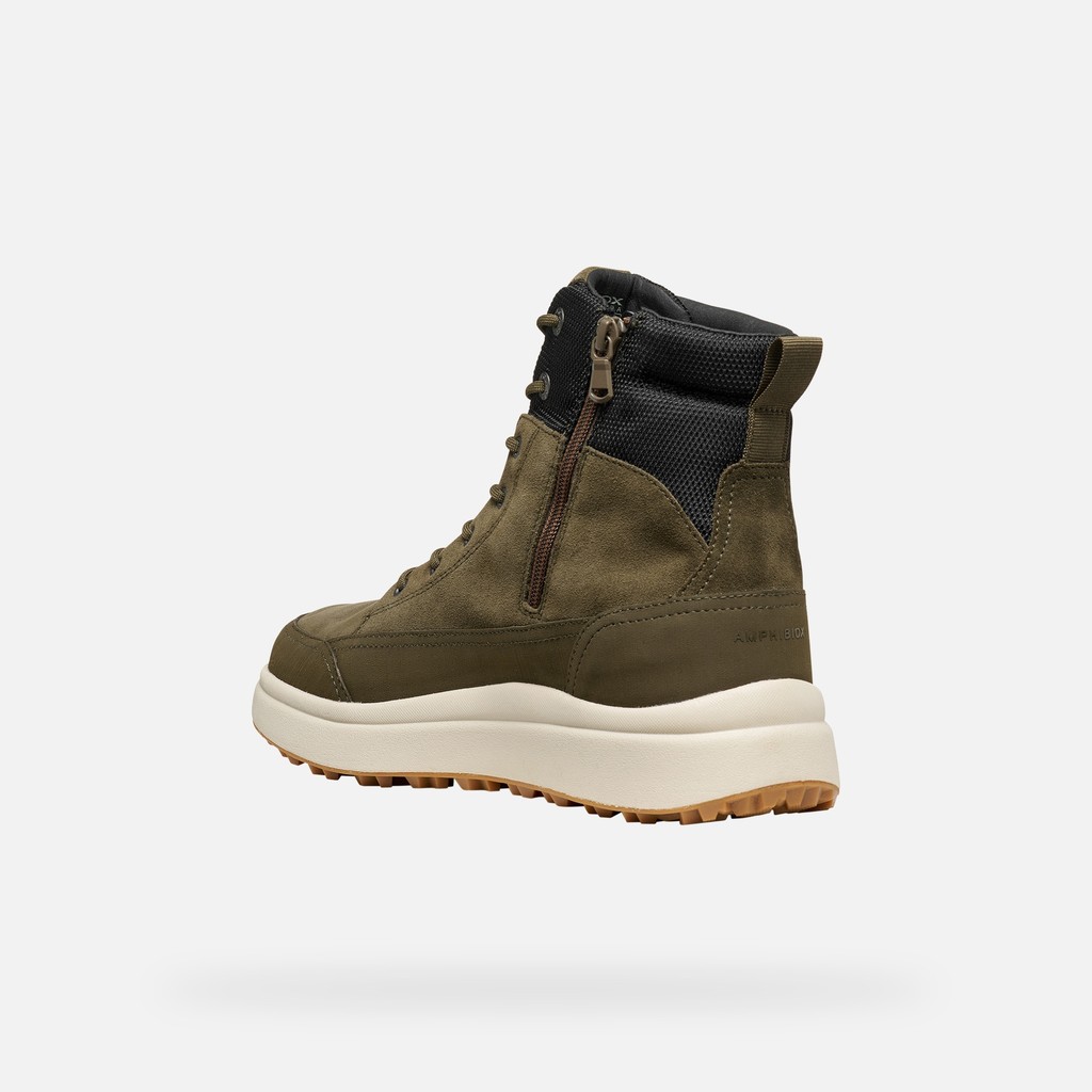 Wasserfeste Stiefeletten GRANITO + GRIP ABX HERR Milit&auml;rgr&uuml;n - image number 4 | GEOX